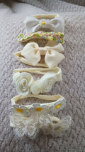 Beige Elastic Headband