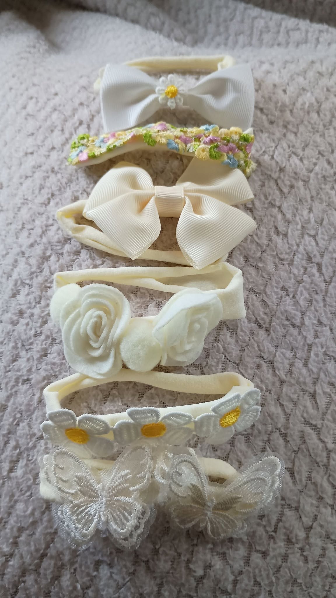 Beige Elastic Headband