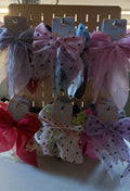 Multicolored Bow Hair Clips