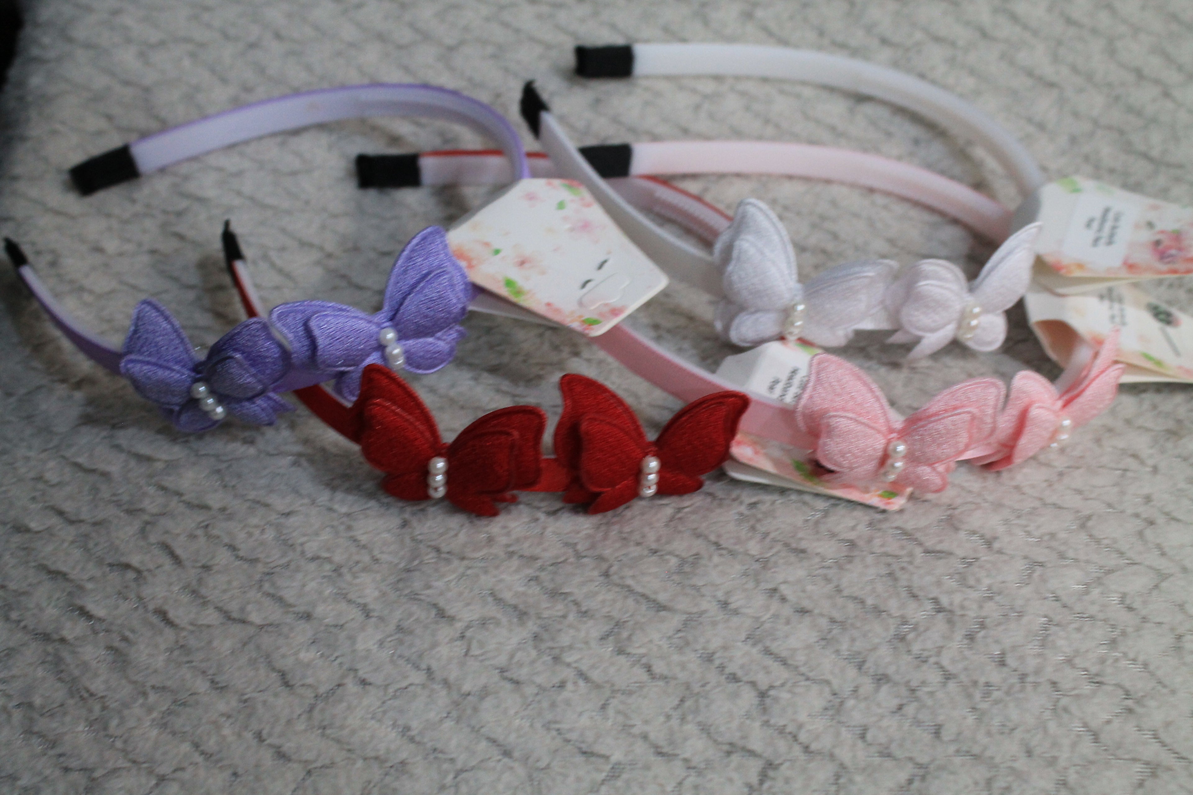 Cute Peral Butterfly Headband