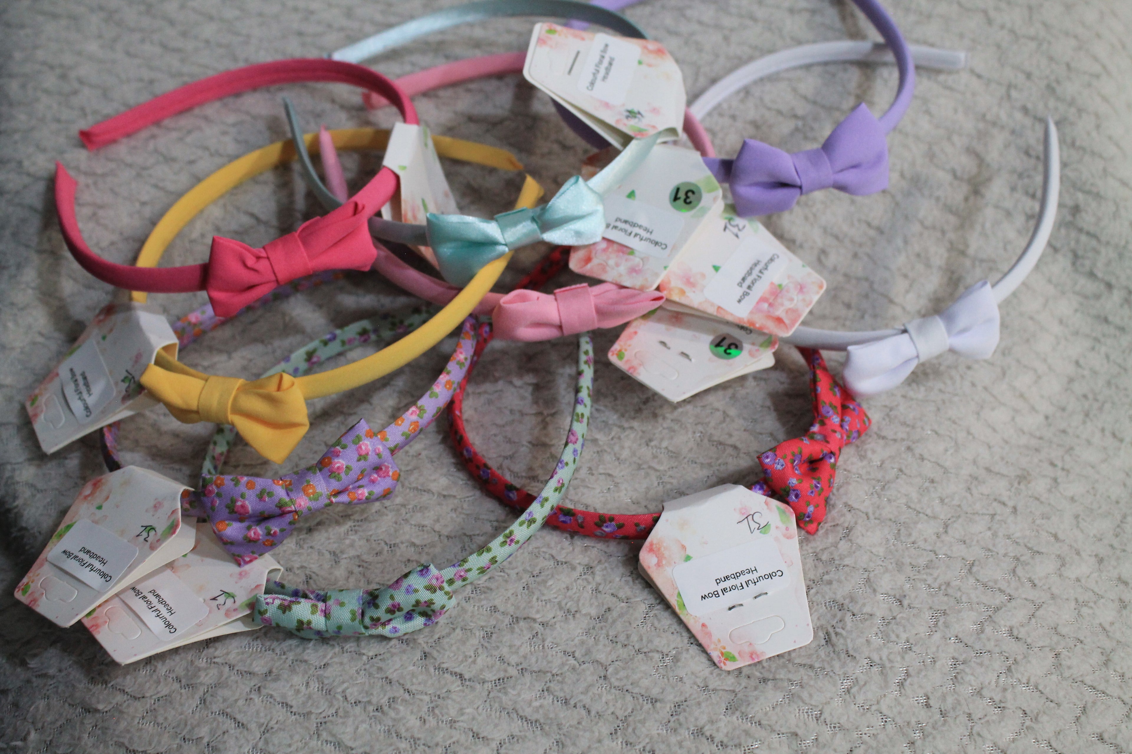 Colorful Bow Headband
