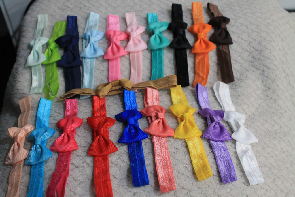 Baby Bow Satin Headband