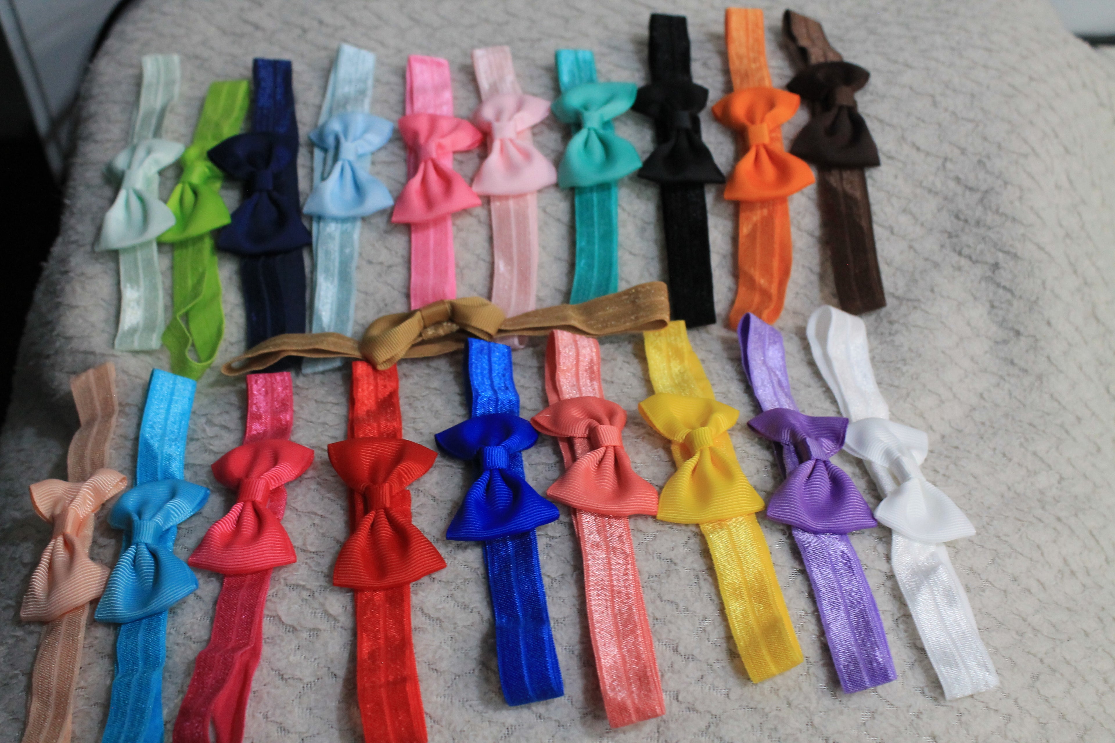 Baby Bow Satin Headband
