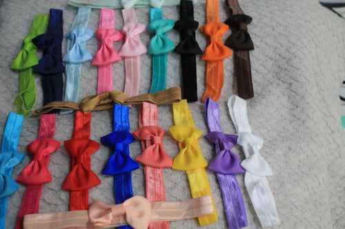 Baby Bow Satin Headband