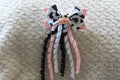 Curly Cow  Bow  Hair Clip