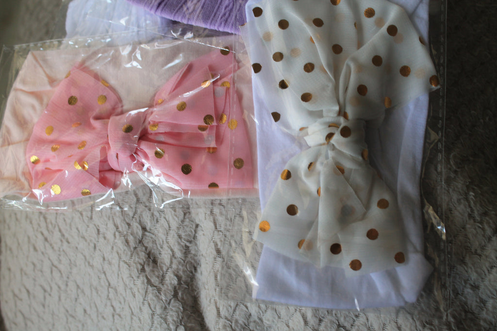 Nylon Baby Bow Headband