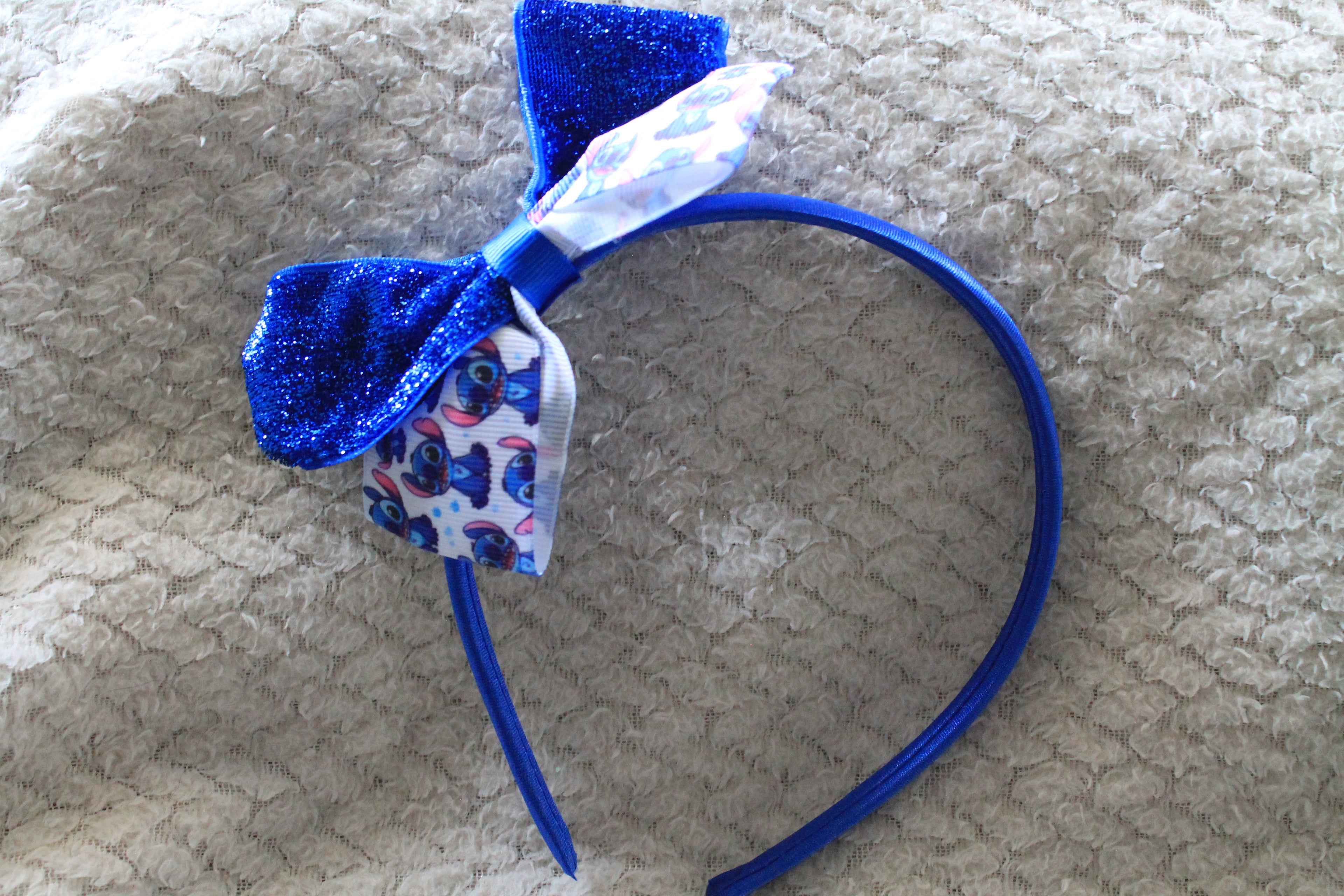 Stitch Green Stripe Headband