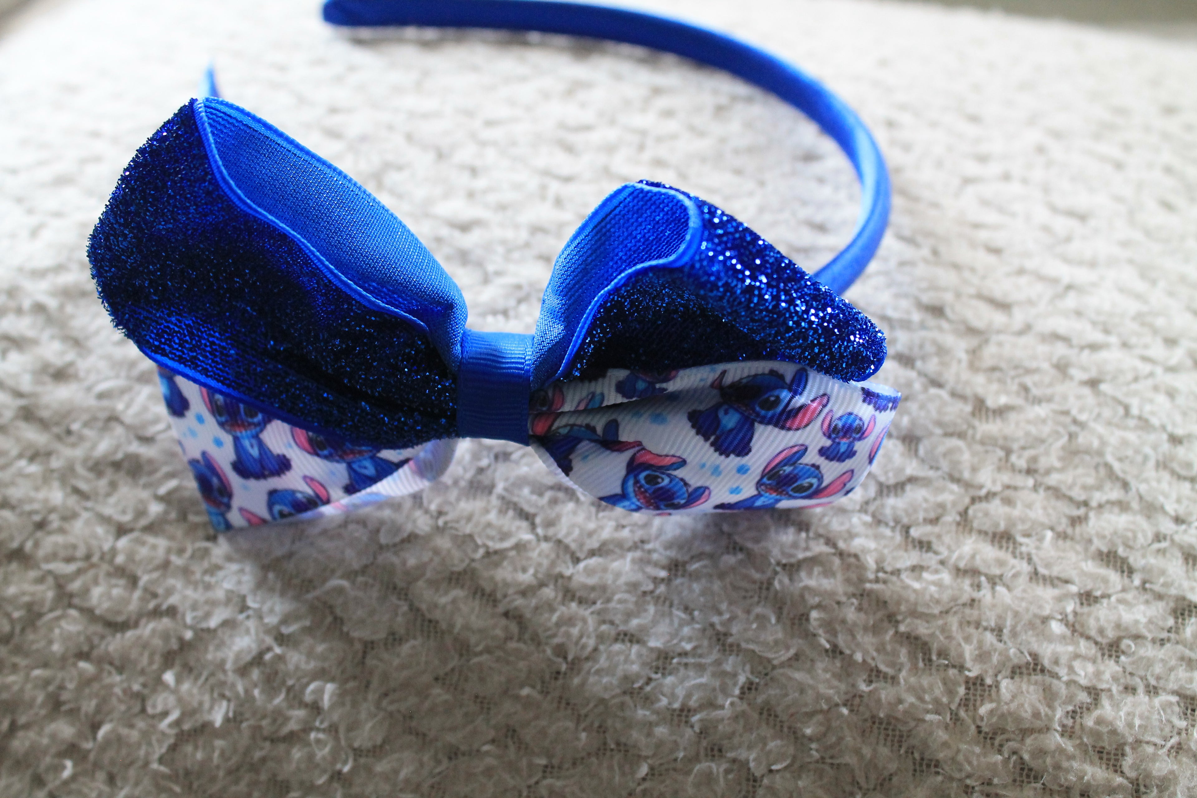 Stitch Green Stripe Headband