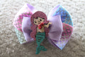 Mermaid Bow Hair Clip